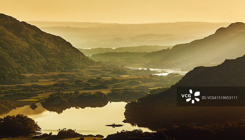 日出时的爱尔兰风光图片素材