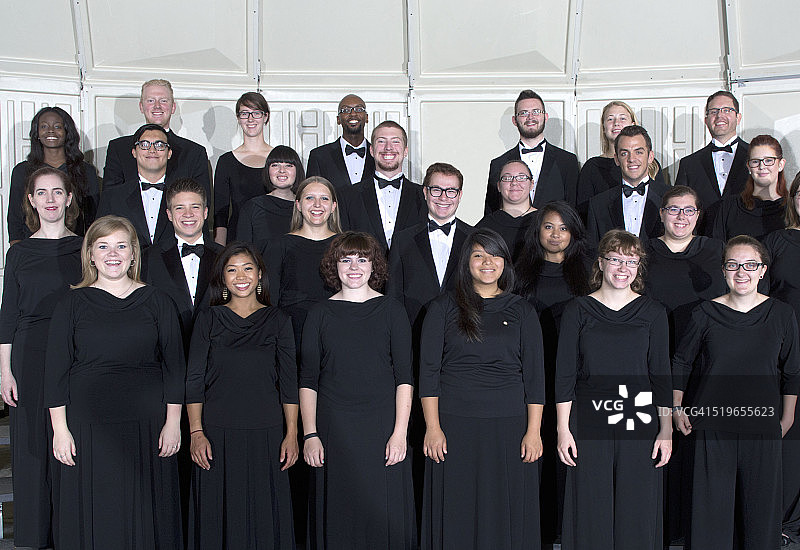 合唱团集体肖像图片素材