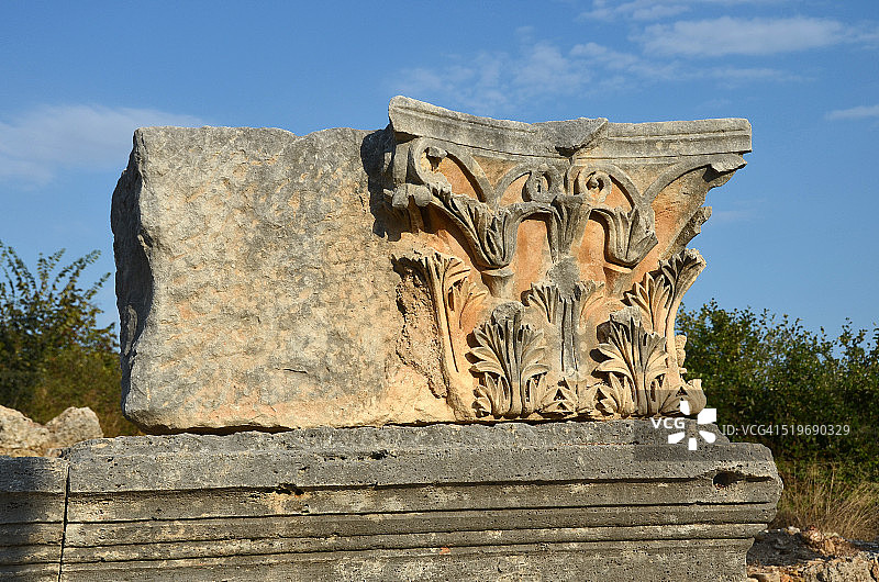 古科林斯柱头图片素材