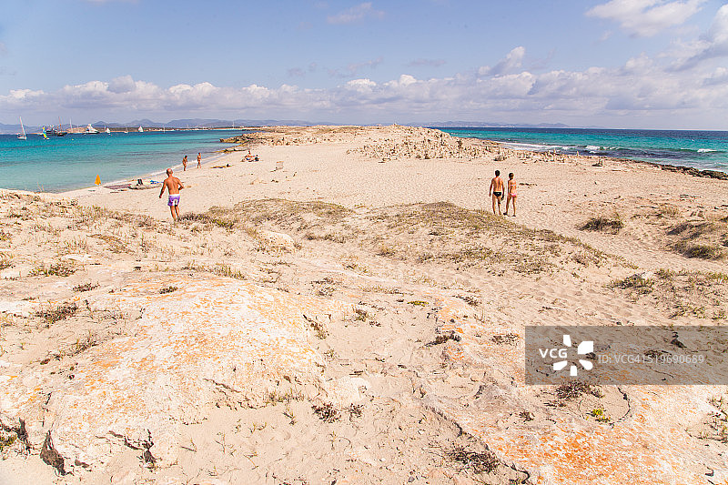 福门特拉岛塞斯萨利内斯海滩风光图片素材