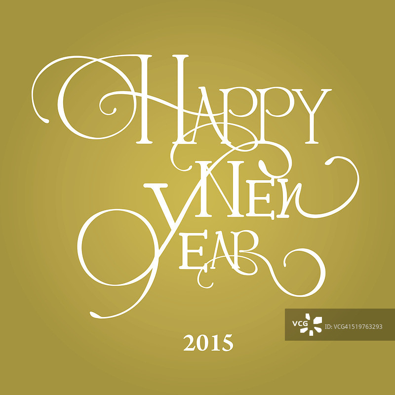 2015年新年贺卡图片素材