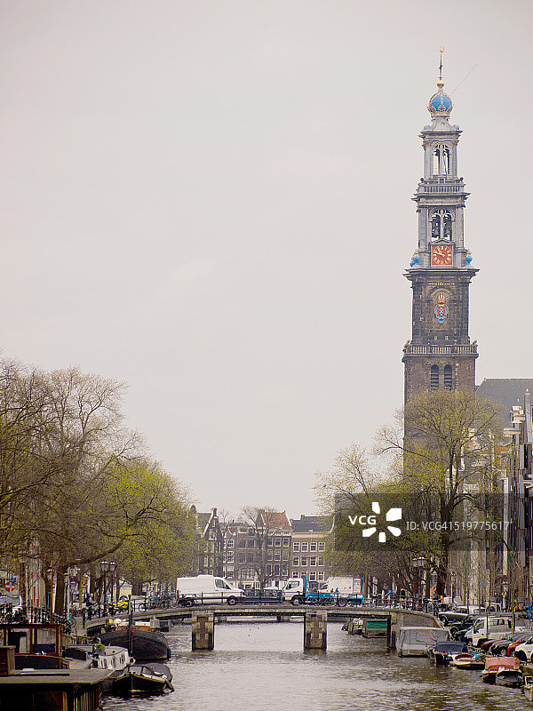 王子运河和西教堂图片素材