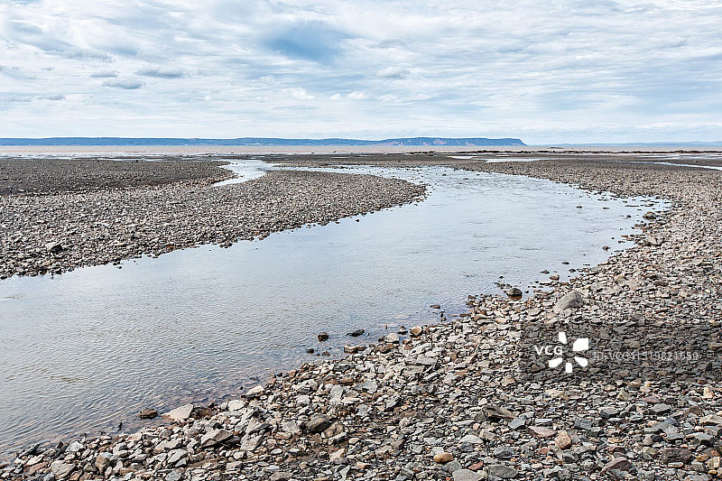 切韦里退潮景象图片素材