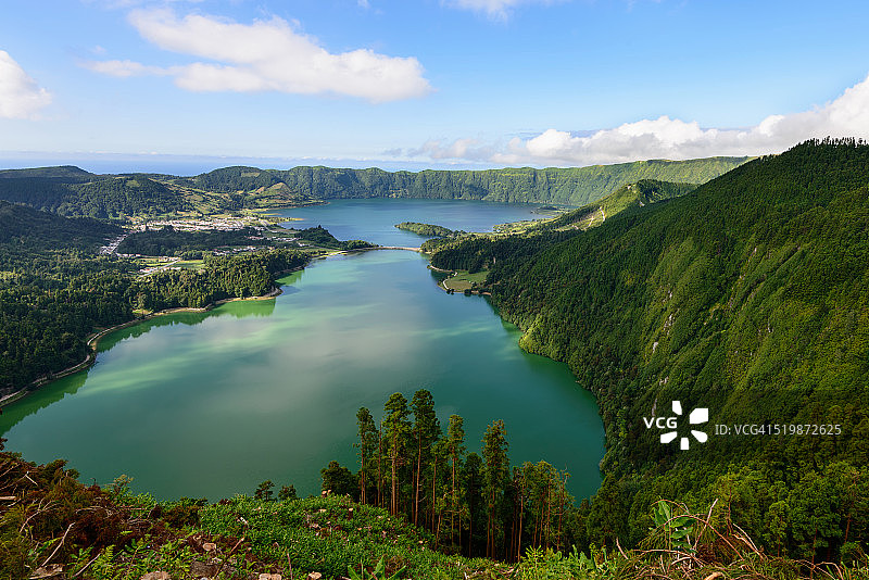塞特西达德斯泻湖图片素材