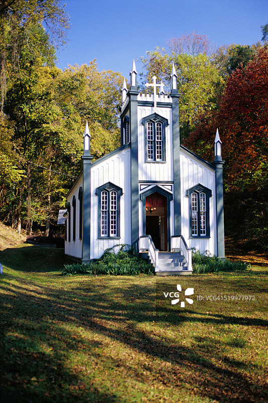 美国内战前教堂图片素材
