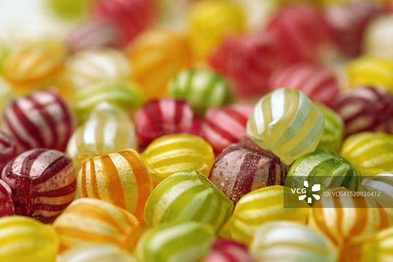 老式糖果特写图片素材