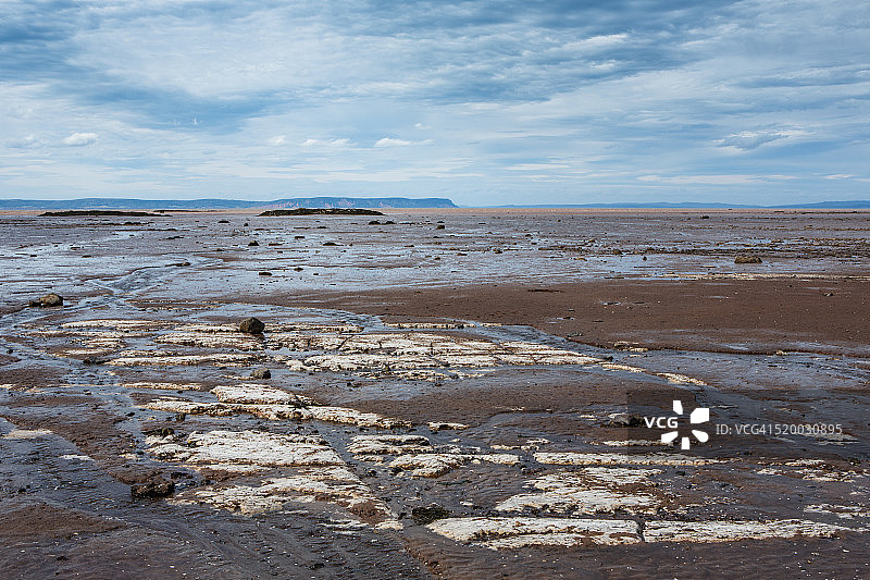 切韦里退潮景象图片素材