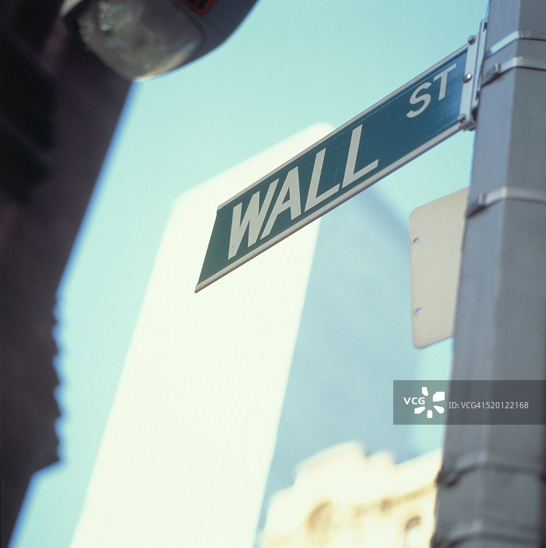 美国纽约市华尔街标志图片素材
