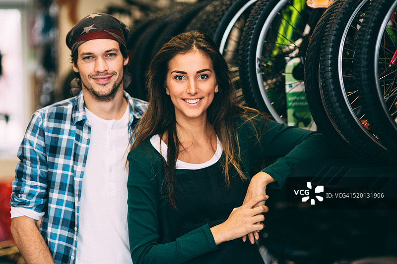 购物自行车图片素材