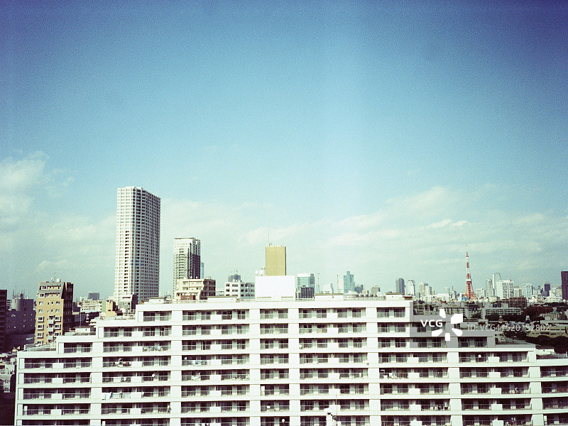 东京天际线图片素材