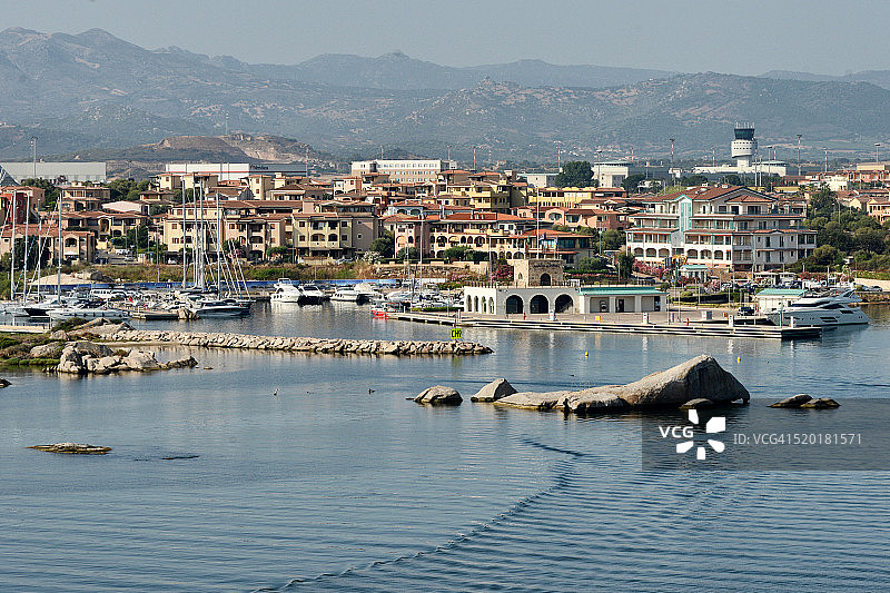 撒丁岛奥尔比亚港口图片素材