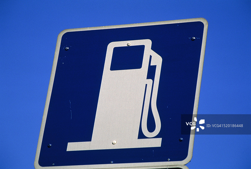 加油站路标图片素材