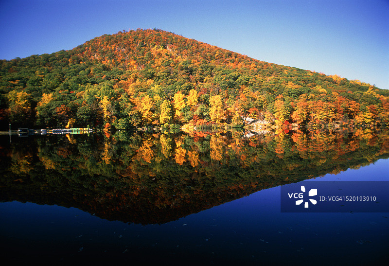 纽约州熊山秋景图片素材
