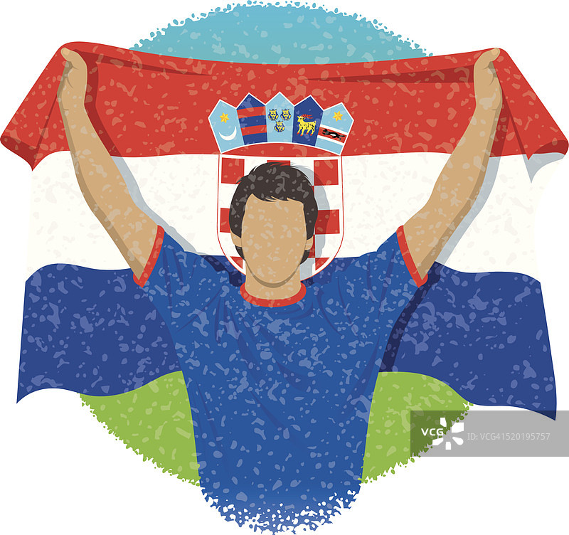 克罗地亚体育迷图片素材