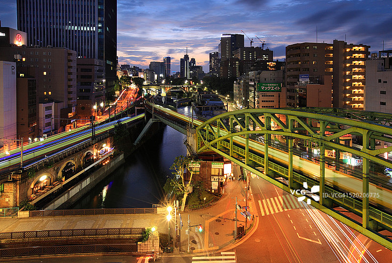 御茶之水日落图片素材