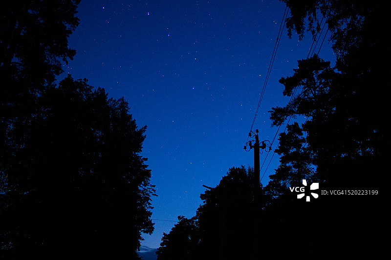 图尔戈亚克湖附近的大熊座图片素材