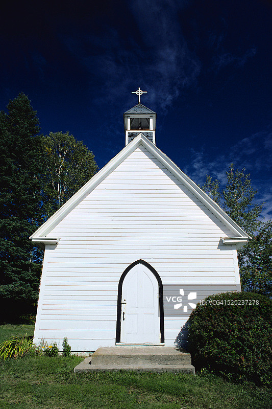 小白教堂图片素材