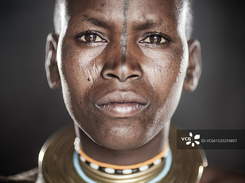 非洲民族肖像图片素材