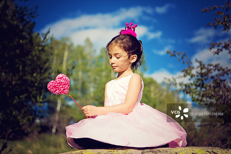 小粉红公主图片素材