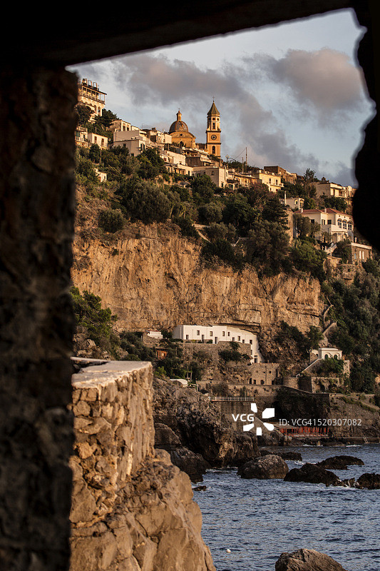 阿马尔菲市风光图片素材