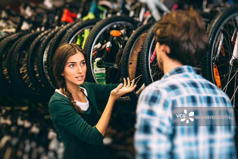 购物自行车图片素材