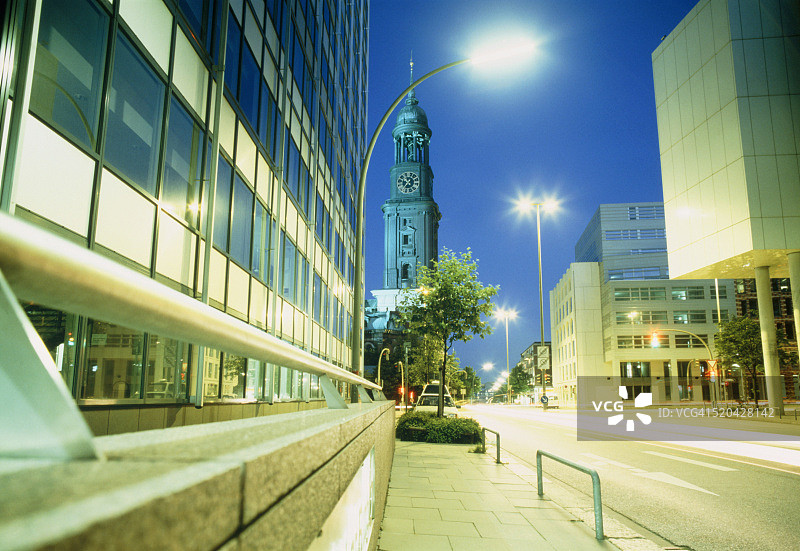 德国汉堡的建筑与街道图片素材