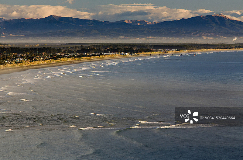 新西兰基督城新布莱顿图片素材