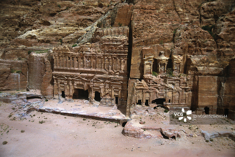 佩特拉皇家陵墓图片素材