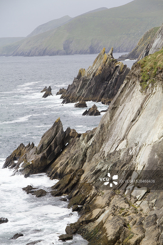 斯利亚角的岩石峭壁图片素材