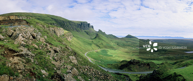 斯凯岛斯塔芬附近的奎良山口图片素材