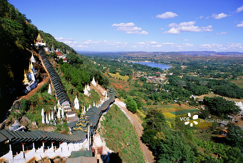 缅甸寺庙与景观图片素材