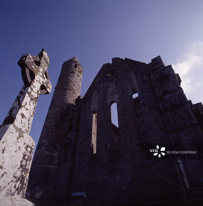 卡舍尔岩，爱尔兰蒂珀雷里图片素材