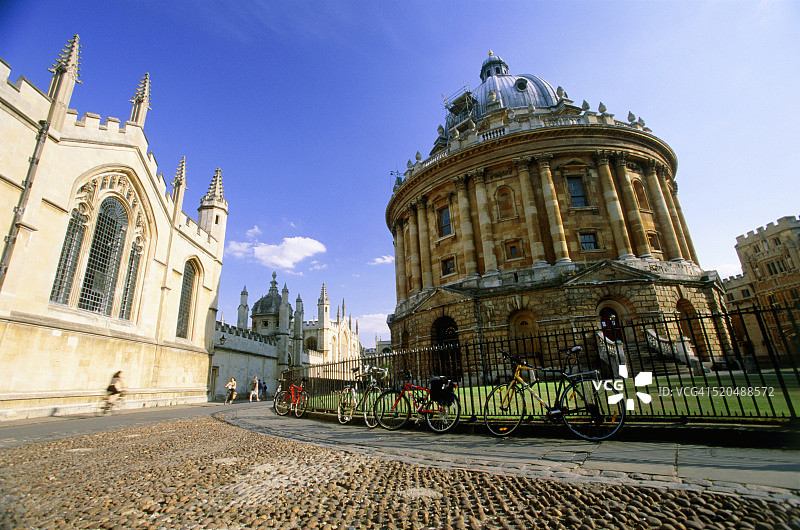 英国牛津拉德克利夫图书馆图片素材