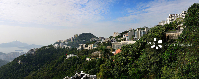 香港维多利亚峰图片素材