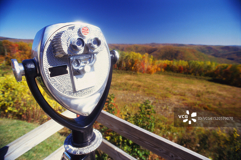 投币式望远镜图片素材