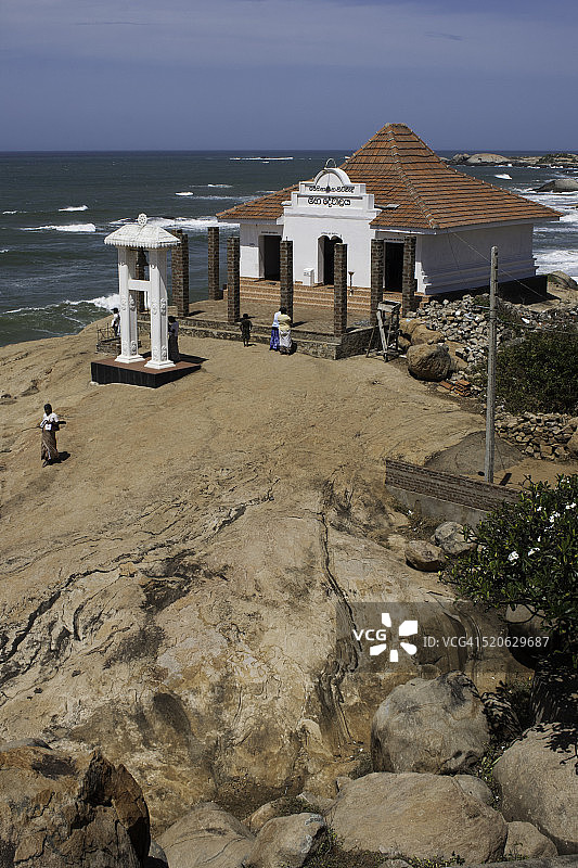 岩石上的神殿图片素材