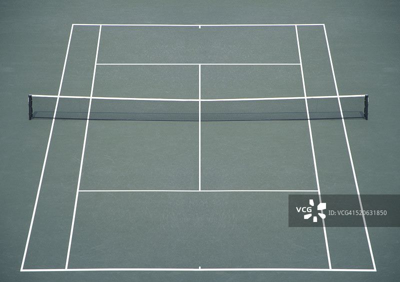 空无一人的网球场图片素材