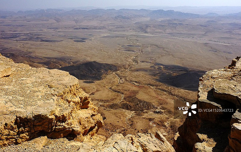 拉蒙火山口边缘图片素材