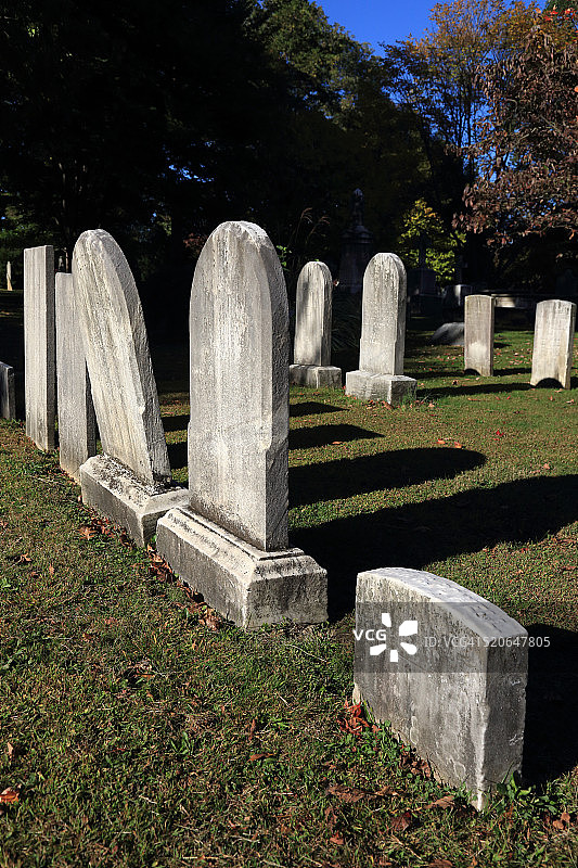 历史悠久的普林斯顿公墓图片素材