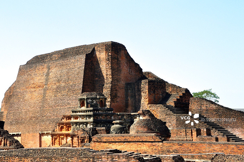 印度比哈尔邦那烂陀大学遗址图片素材