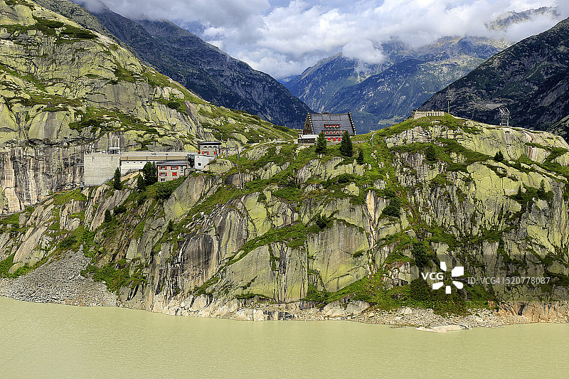 格里姆瑟尔湖和霍斯皮兹图片素材