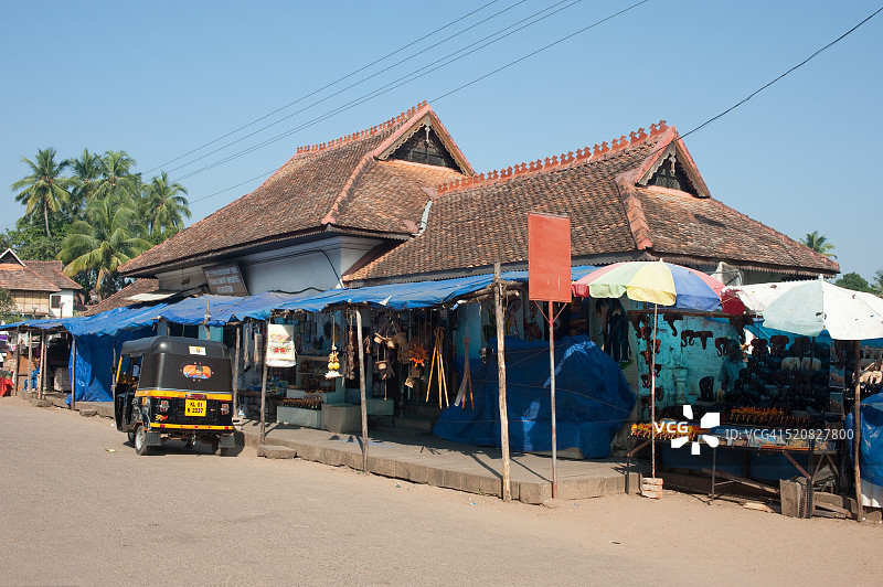 印度喀拉拉邦特里凡得琅的房屋图片素材