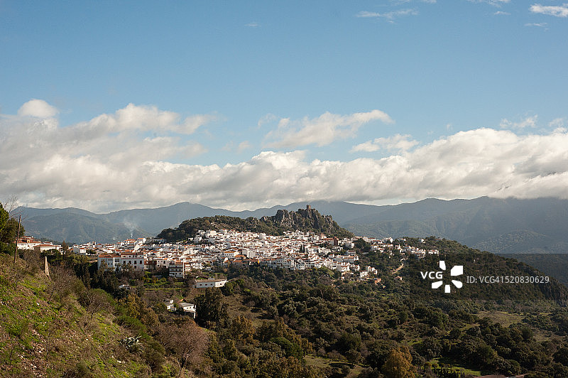 西班牙高辛山村图片素材
