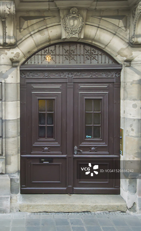 精美仿古木门图片素材