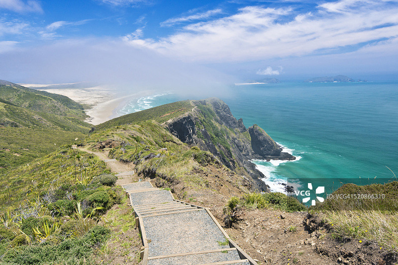 特瓦拉希海滩小径图片素材