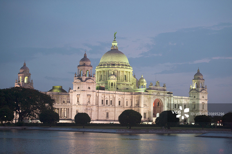印度加尔各答维多利亚纪念馆图片素材