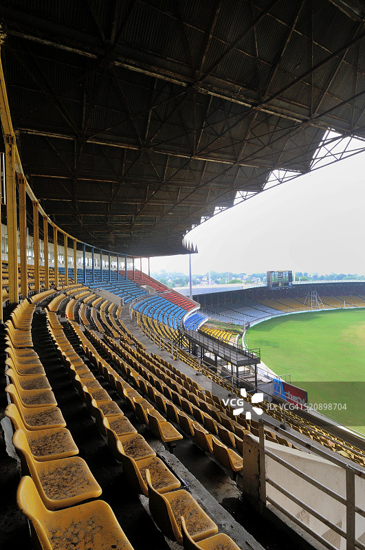 亚洲印度古吉拉特邦艾哈迈达巴德的莫泰拉板球场图片素材