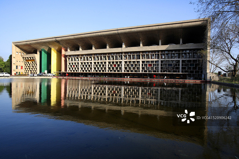 印度昌迪加尔联邦属地高等法院大楼图片素材