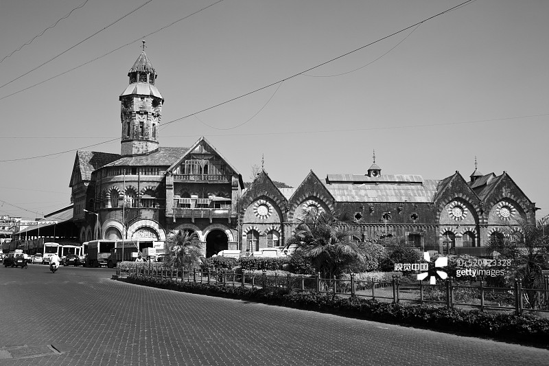 克劳福德市场，孟买，马哈拉施特拉邦，印度，亚洲图片素材