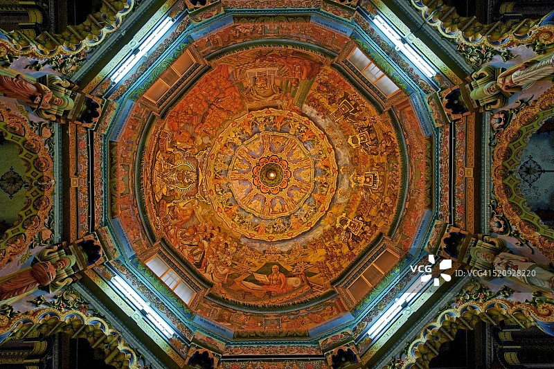 印度古吉拉特邦戈达尔的斯瓦米纳拉扬神庙图片素材